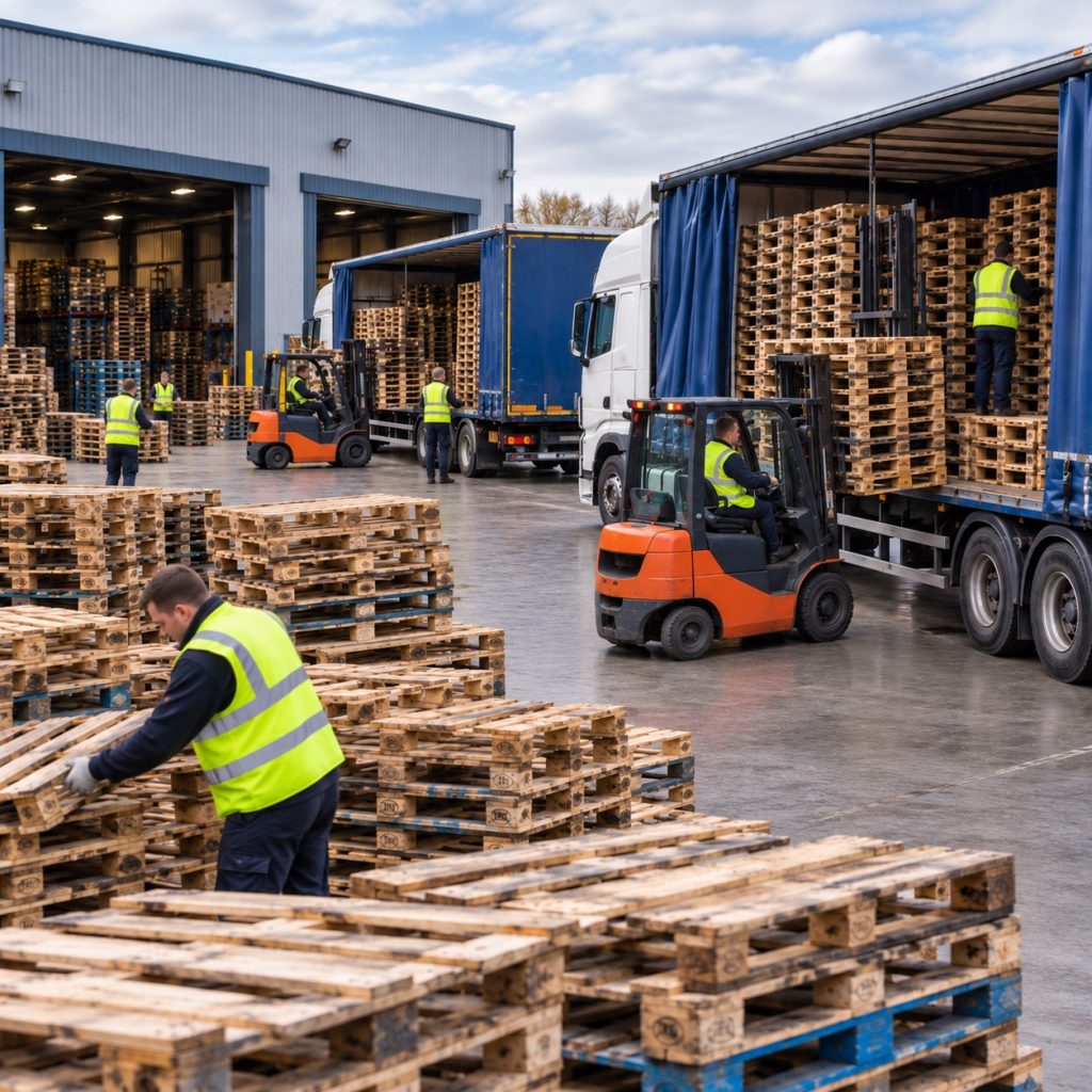 Large Scale Pallet Clearance in Northampton
